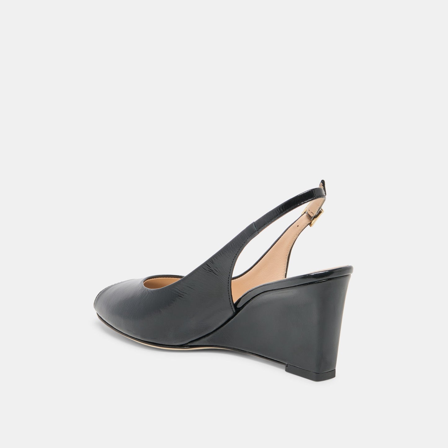 KOLA WEDGES NOIR LEATHER