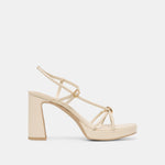Odete Creme Leather Heels | Dolce Vita
