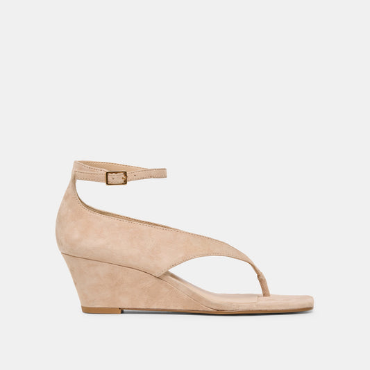 Quinny Bamboo Suede Wedges | Dolce Vita