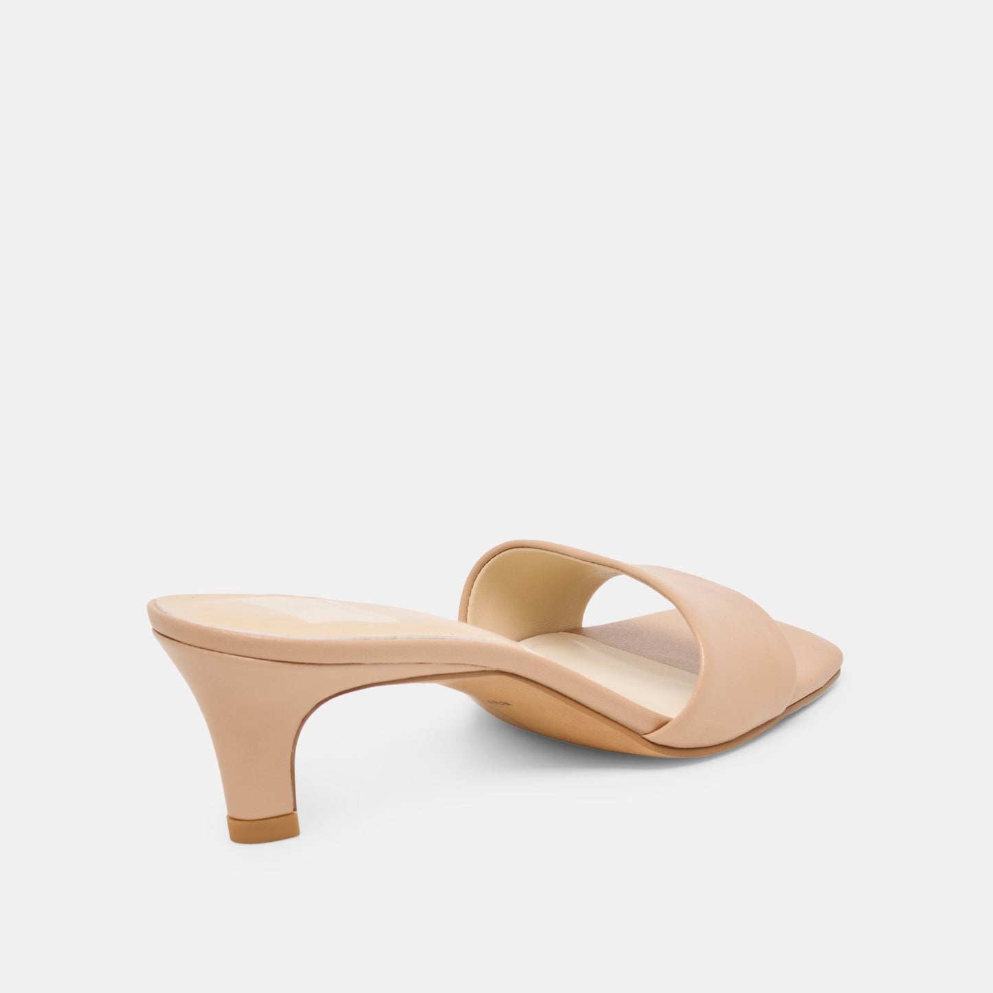REXA WIDE HEELS LIGHT TAN LEATHER