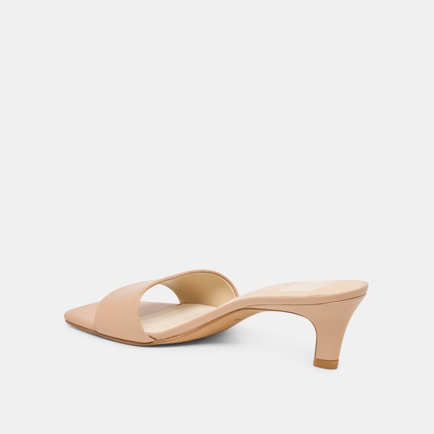 REXA WIDE HEELS LIGHT TAN LEATHER