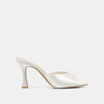 Rosha True White Satin Heels | Dolce Vita