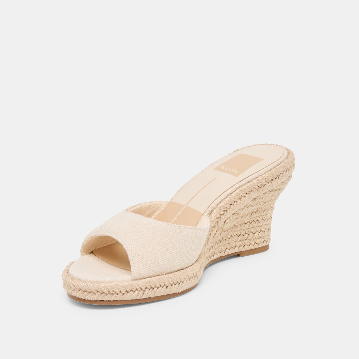 VAYA WEDGES ECRU LINEN