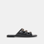 Fin Black Leather Sandals | Dolce Vita