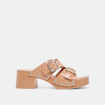 Melody Tan Leather Heels | Dolce Vita