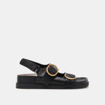 Starla Black Leather Sandals | Dolce Vita