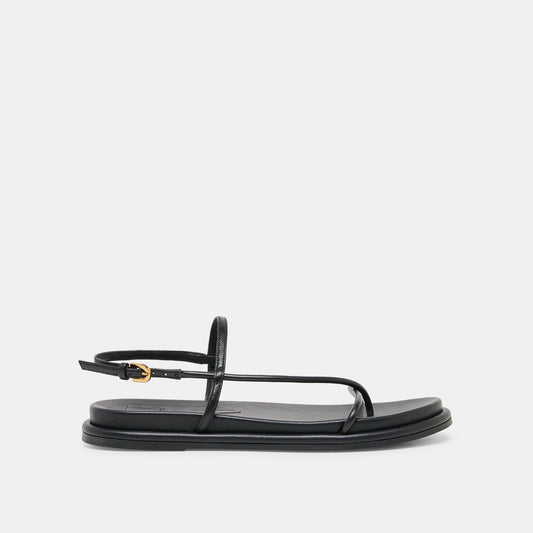 Dom Black Leather Sandals | Dolce Vita