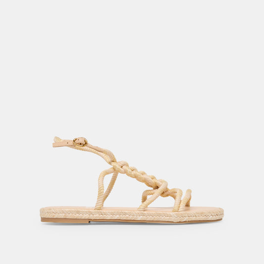 ELYANA Natural Multi Rope Raffia Strappy Sandals | Dolce Vita