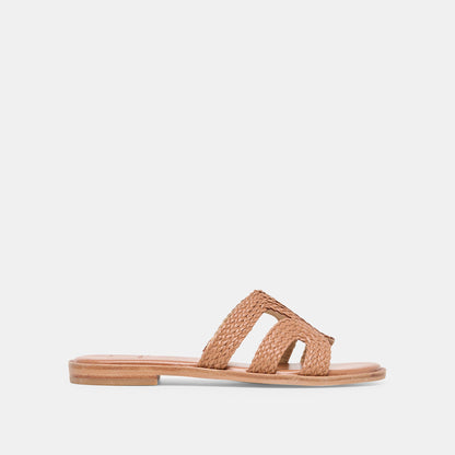 EMON Caramel Stella Slide Open-Toe Sandals | Dolce Vita