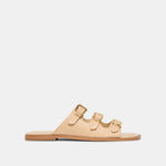 FIN Sand Raffia Open-Toe Slide Sandals | Dolce Vita