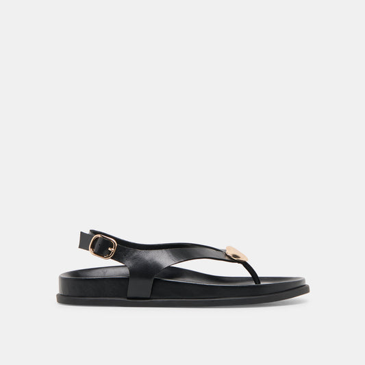 Jony Black Leather Sandals | Dolce Vita