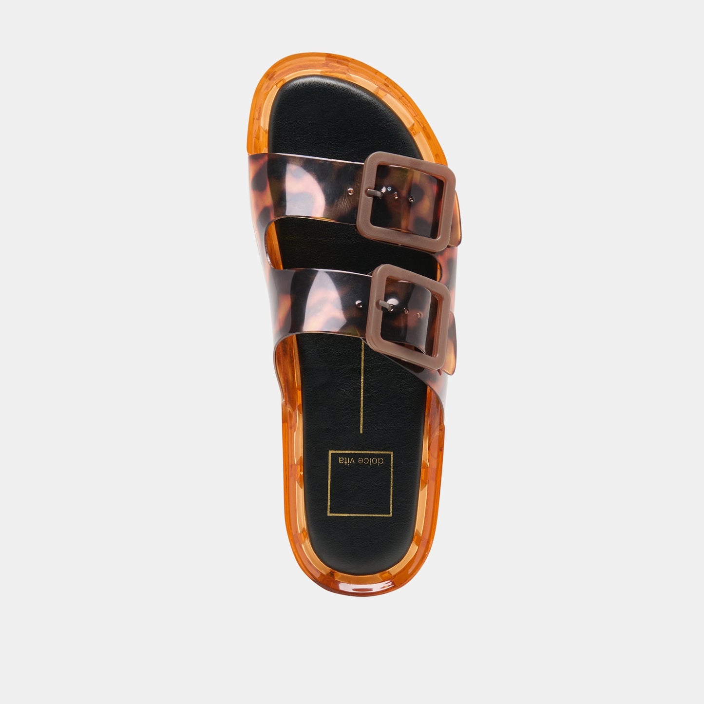 JULIO X SANDALS TORTOISE VINYL