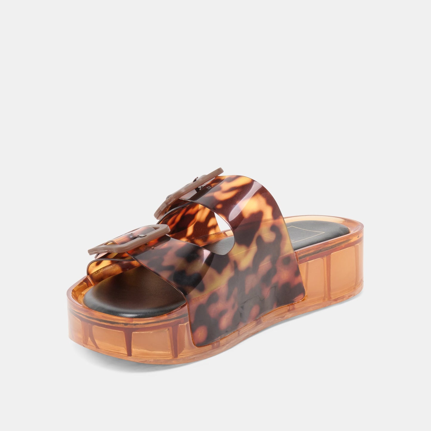 JULIO X SANDALS TORTOISE VINYL