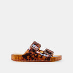 Julio Tortoise Vinyl Sandals | Dolce Vita