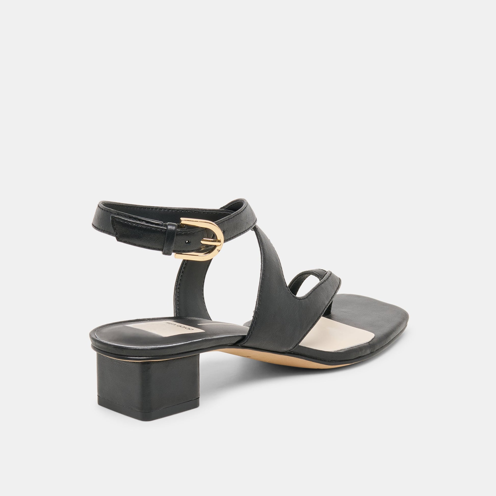 KAMEO HEELS BLACK LEATHER
