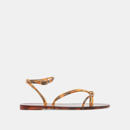 Kenley Vinyl Tortoise Jelly Sandals | Dolce Vita
