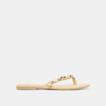 KYSHA Lt Natural Raffia Shell Flip-Flop Sandals | Dolce Vita