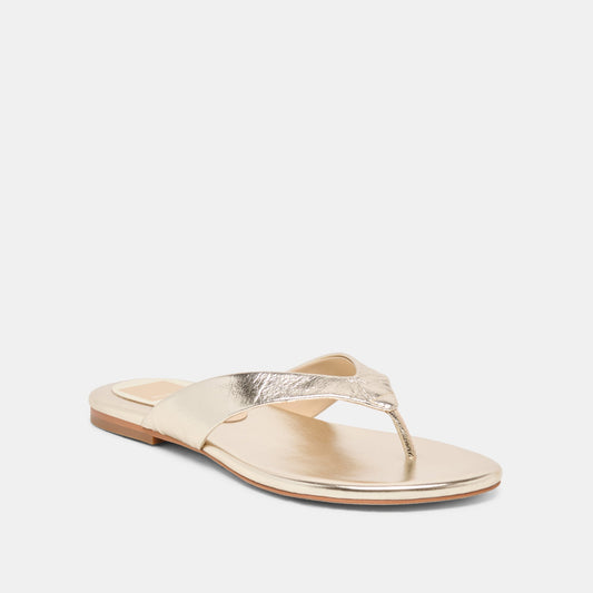 LINNET SANDALS LT GOLD LEATHER