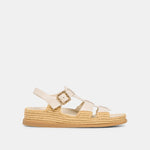 Shenna Bone Leather Sandals | Dolce Vita