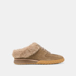Izzey Plush Olive Suede Sneakers | Dolce Vita