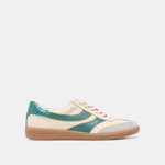 Merit White Green Leather Sneakers | Dolce Vita