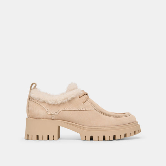 Milza Plush Dune Suede Loafers | Dolce Vita