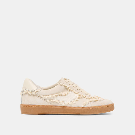 Notice Lace Ivory Suede Sneakers | Dolce Vita