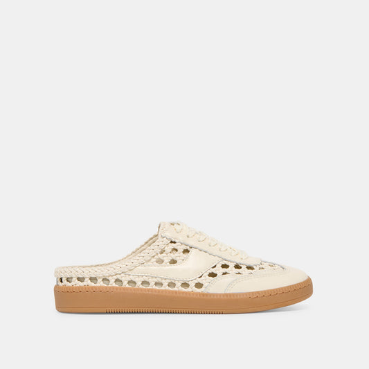 Notice Slide Woven Off White Woven Stella Sneakers | Dolce Vita