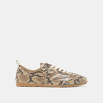 Viper Snake Print Embossed Leather Sneakers | Dolce Vita