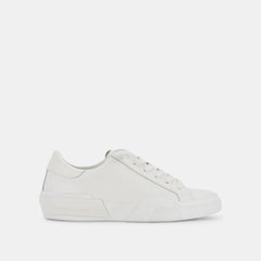 WHITE RECYCLED LEATHER