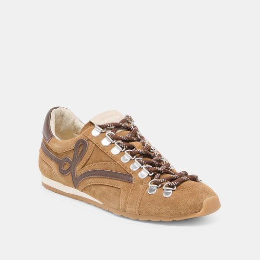 DEACON SNEAKERS LT BROWN SUEDE