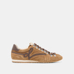 DEACON Lt Brown Suede Lace-Up Sneakers | Dolce Vita