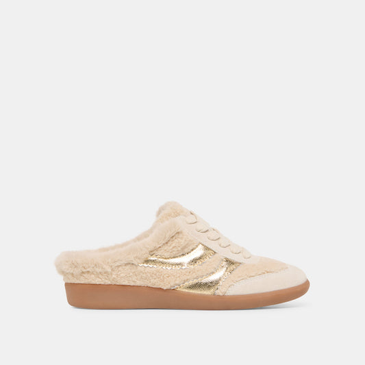 Merit Slide Plush Natural Multi Plush Sneakers | Dolce Vita