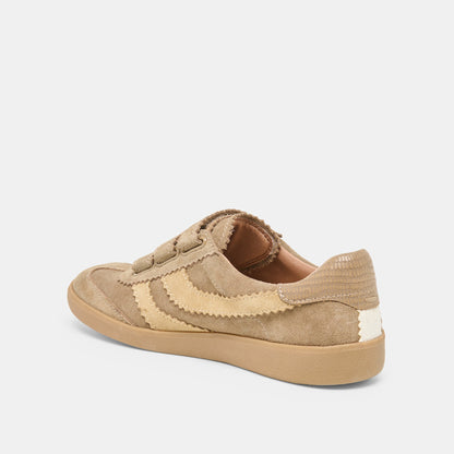 MERIT VELCRO SNEAKERS TAUPE MULTI LEATHER