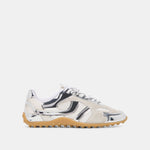 Myles Silver Multi Leather Sneakers | Dolce Vita