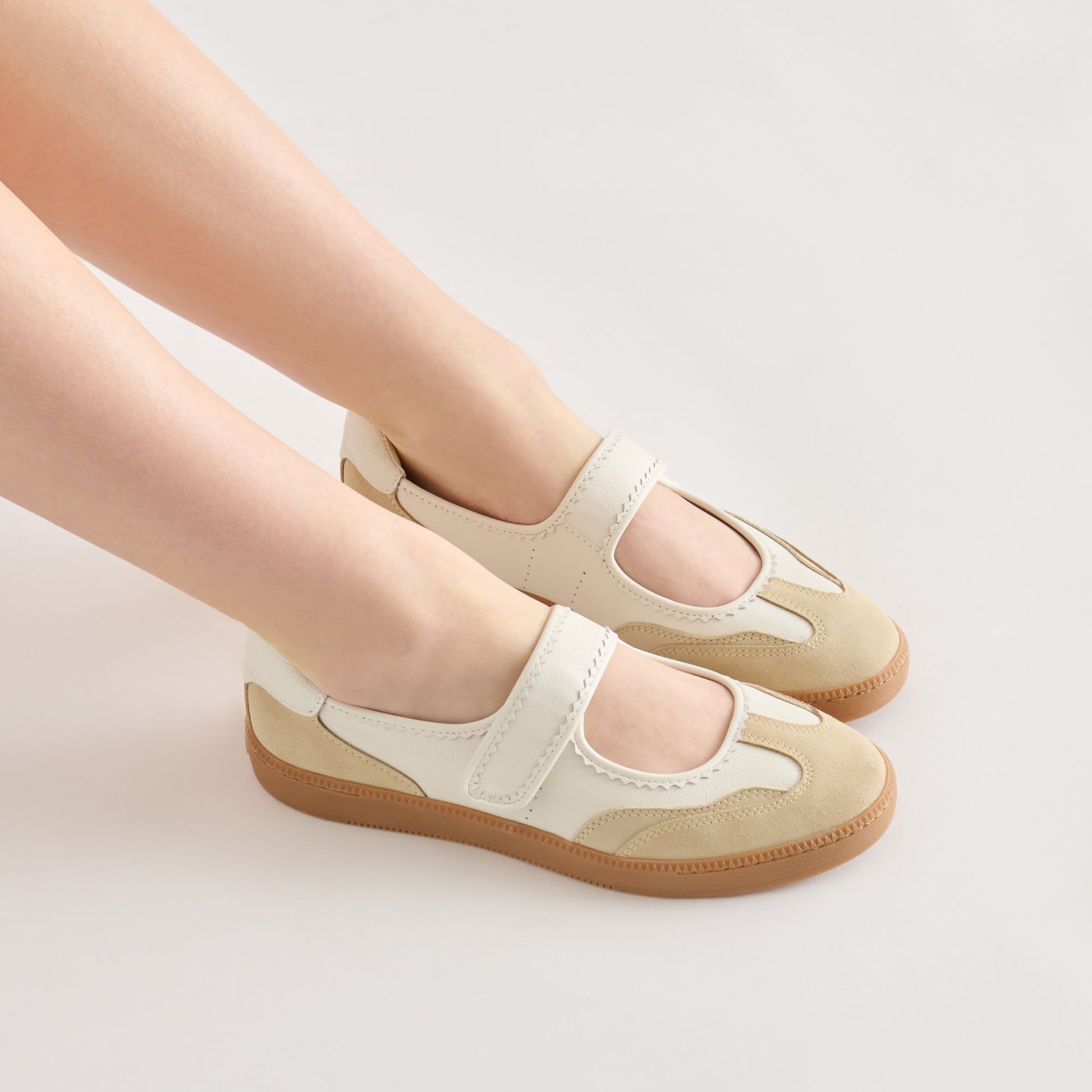 NANET SNEAKERS IVORY MULTI LEATHER