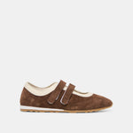 Swan Dk Brown Suede Sneakers | Dolce Vita