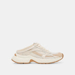 SWAYZY Ivory Multi Suede Platform Slip-on Sneakers | Dolce Vita