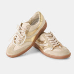 MERIT SNEAKERS WHITE GOLD LEATHER + PEARL CHARM BUNDLE