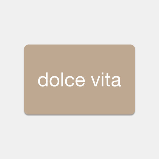 Digital Gift Card – Perfect Gift for Any Occasion | Dolce Vita